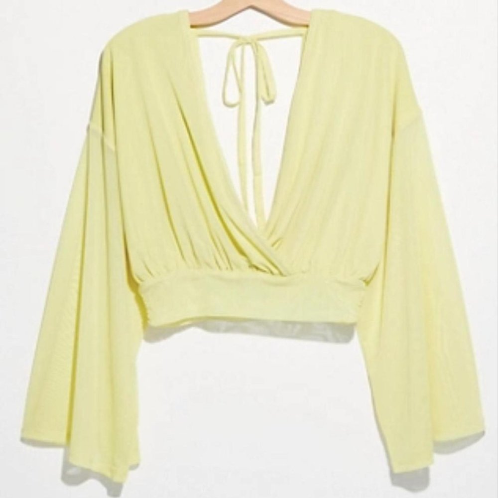 NWT Free People Willow Top in Juicy Pear
